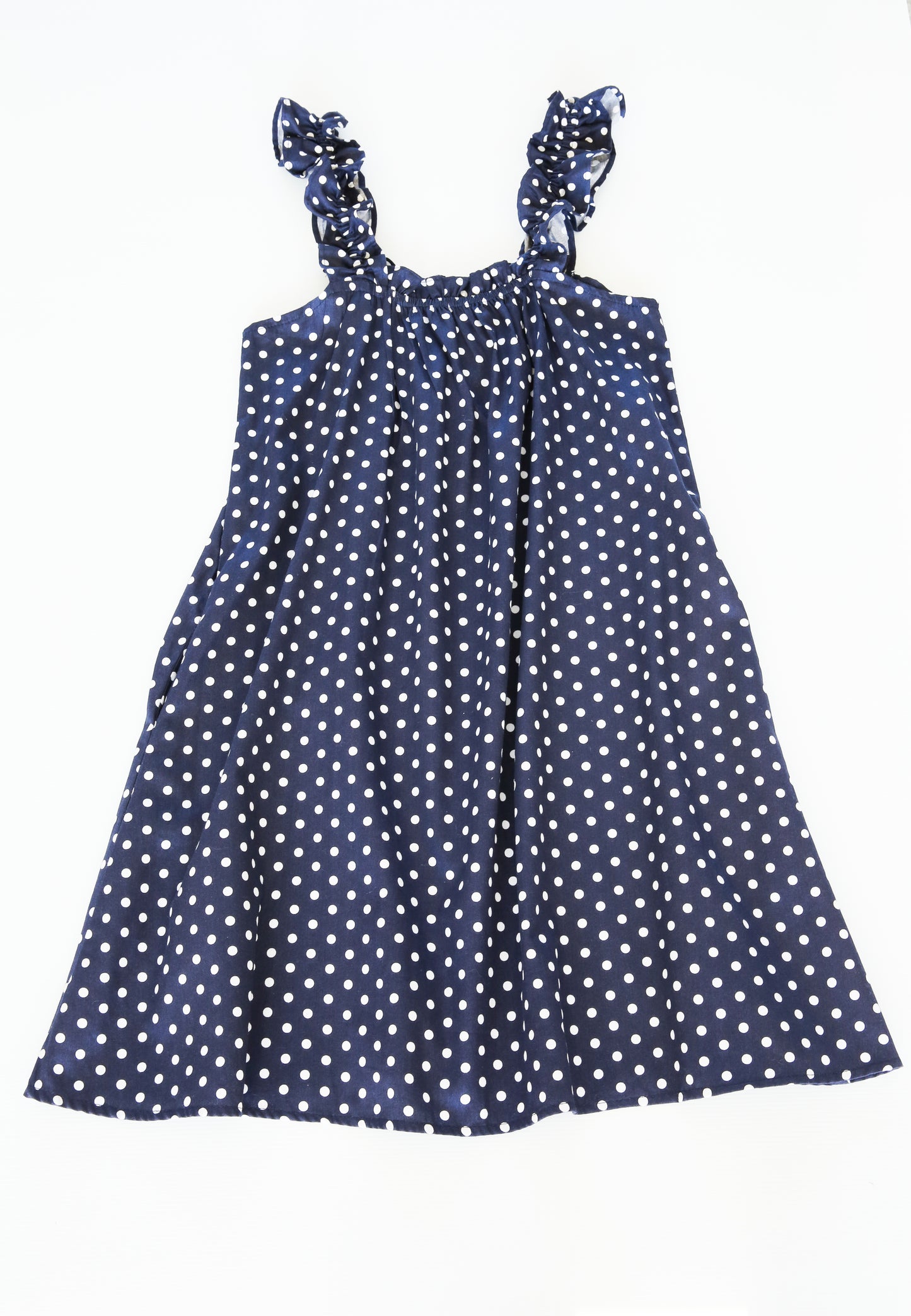 Mila Frill Daydream Dress Navy