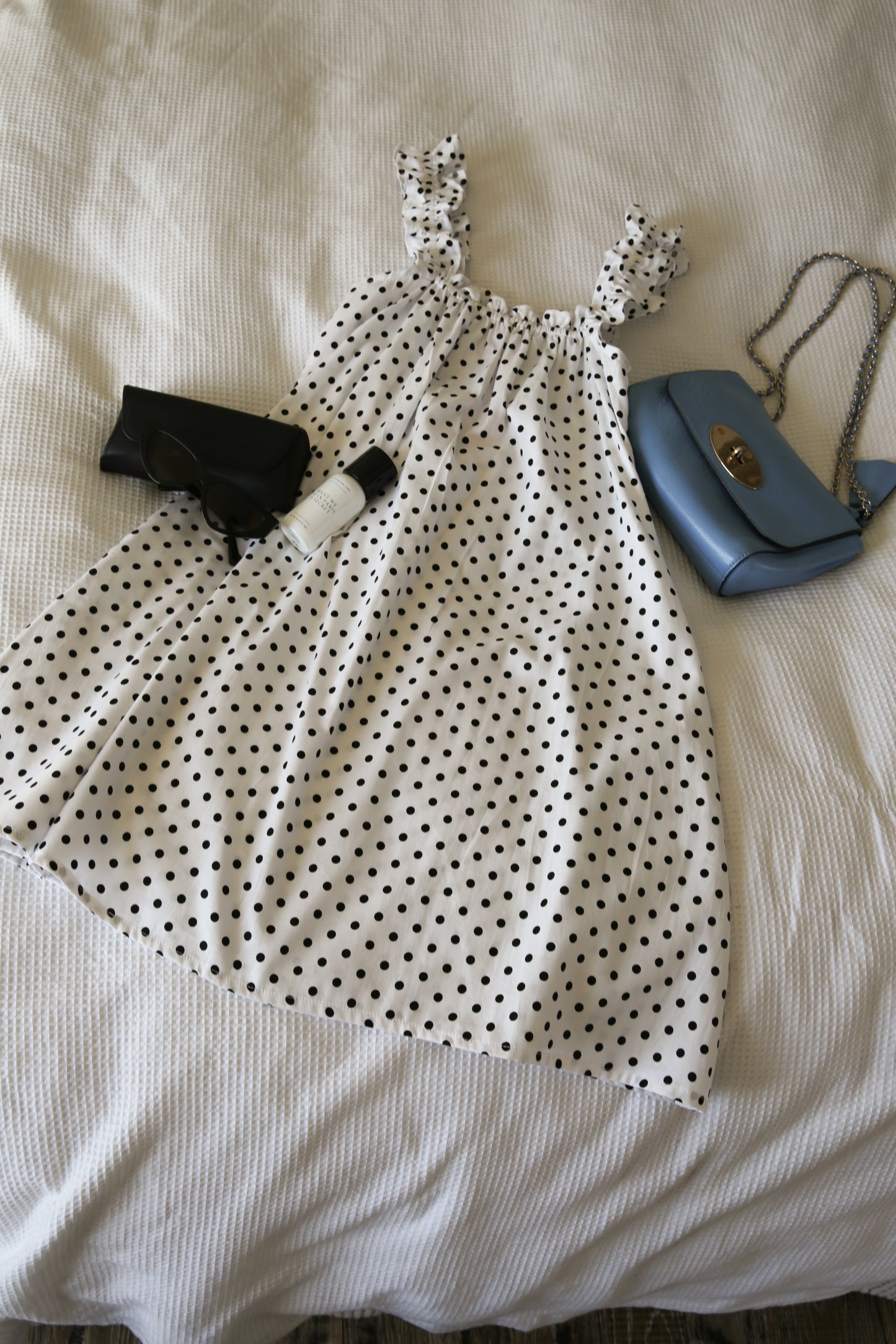 Mila Frill Daydream Dress White