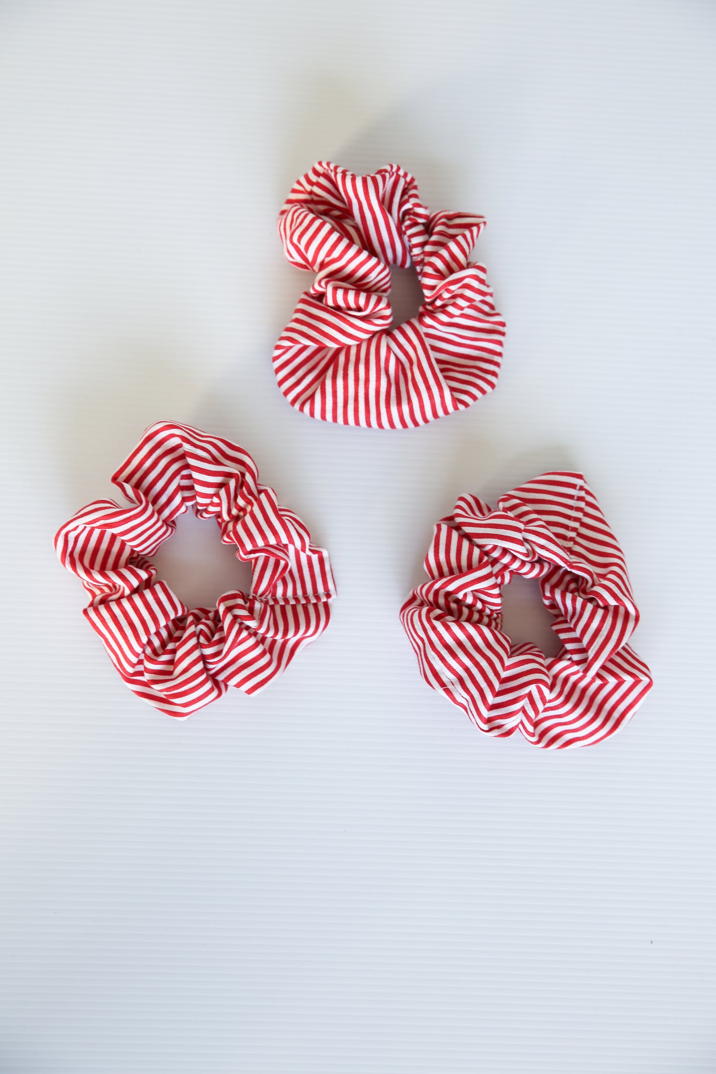Scrunchie - Red Pinstripe