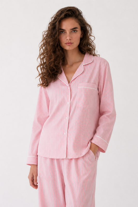 Cecile Long Set Pink — Wholesale