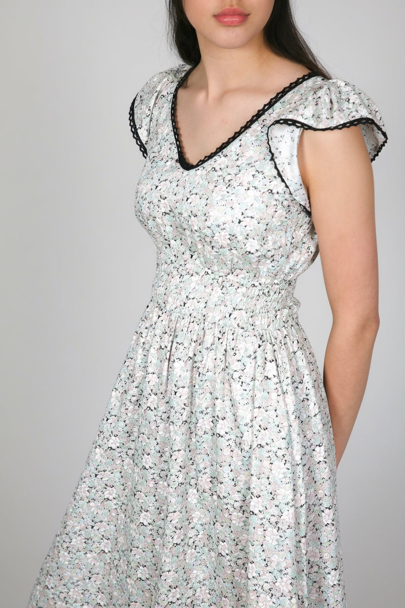 Juliet Daydream Dress Black Blossom