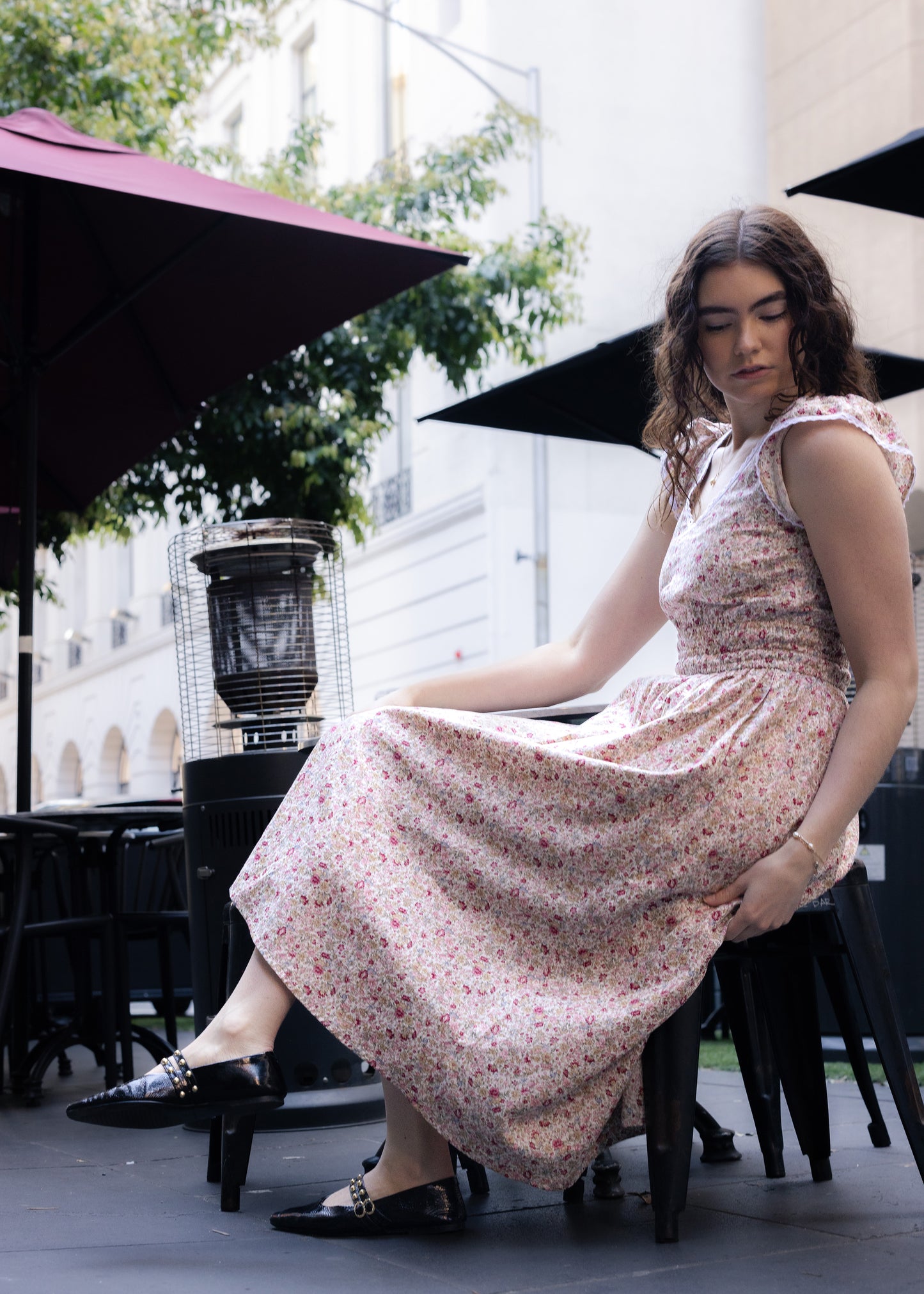 Juliet Daydream Dress Red Blossom
