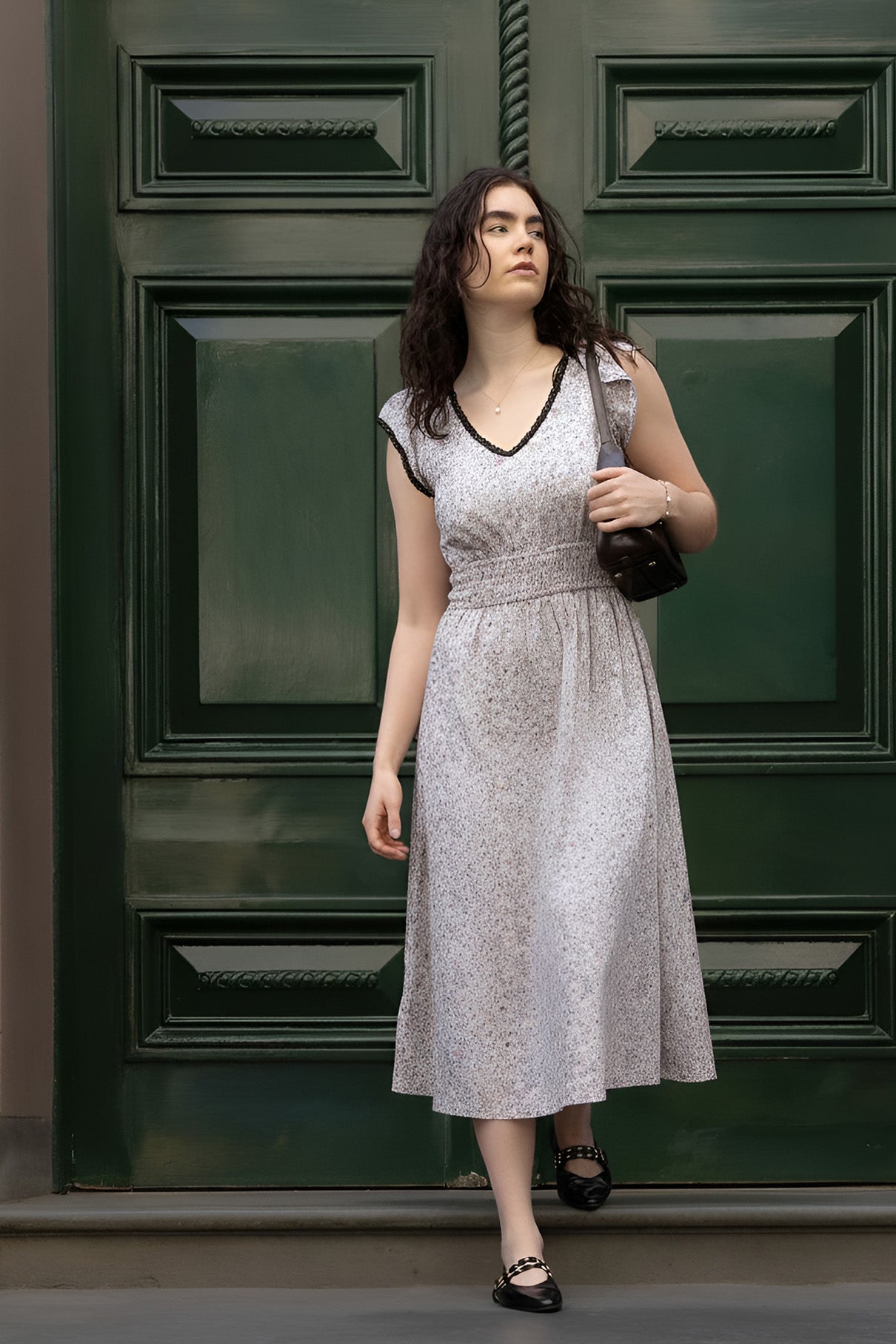 Juliet Daydream Dress Black Blossom