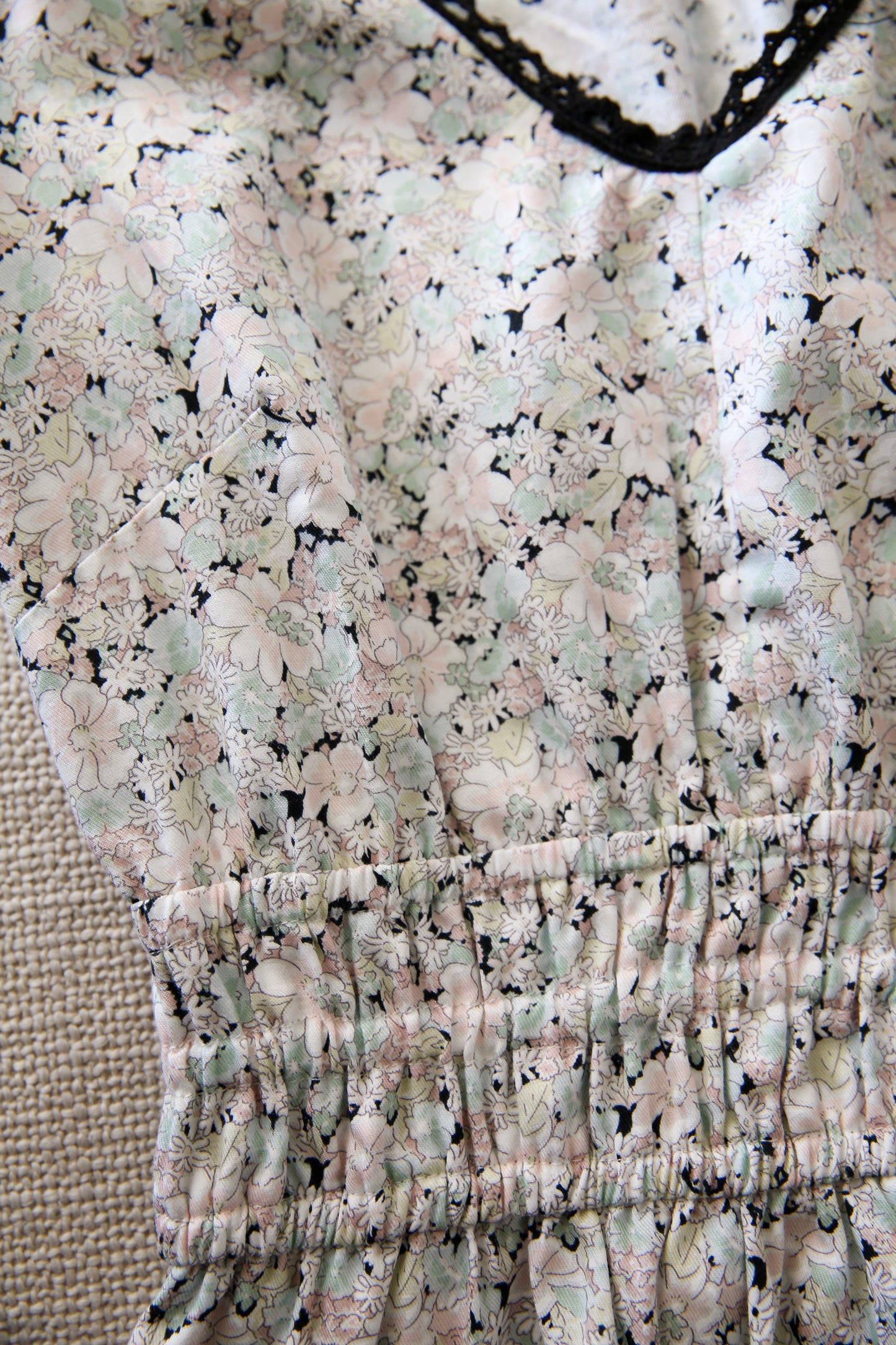 Juliet Daydream Dress Black Blossom