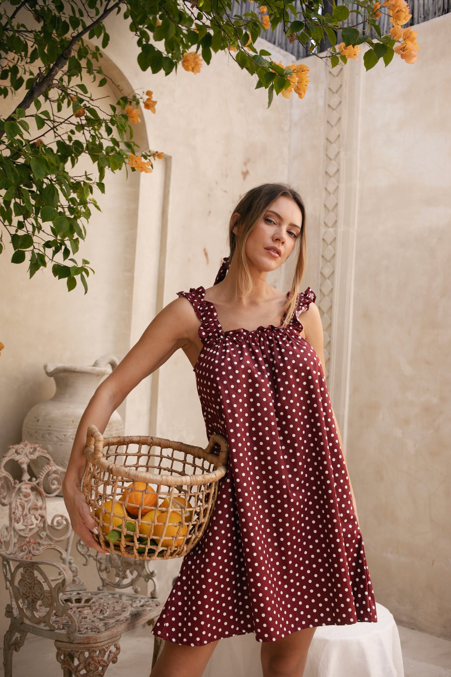Mila Frill Daydream Dress Red