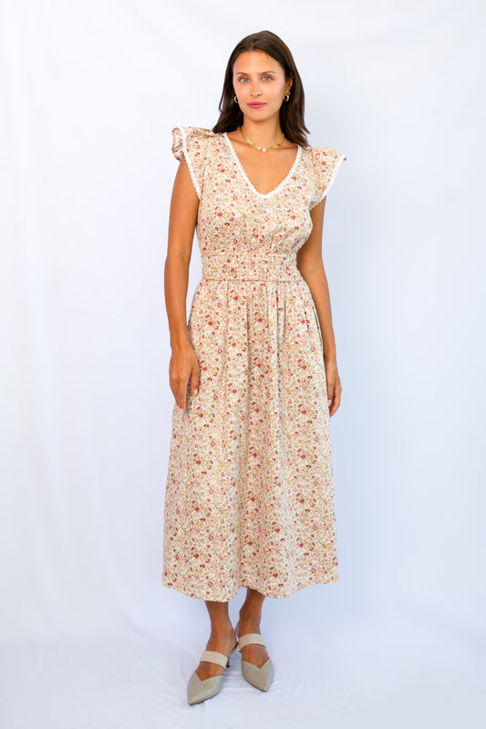 Juliet Daydream Dress Red Blossom