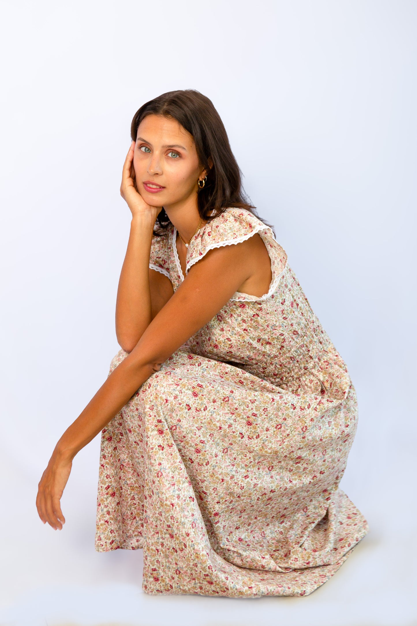 Juliet Daydream Dress Red Blossom