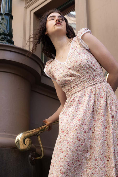 Juliet Daydream Dress Red Blossom