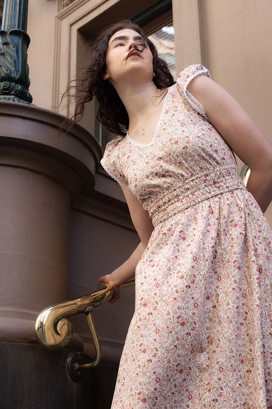 Juliet Daydream Dress Red Blossom