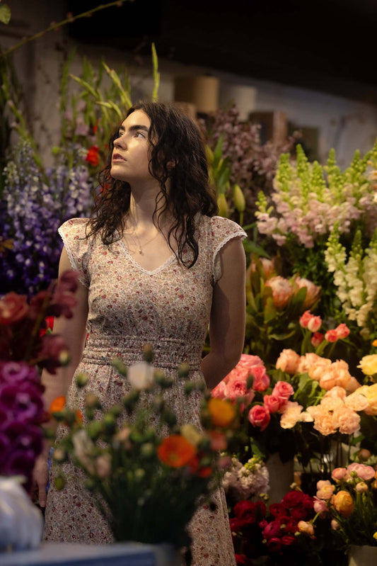 Juliet Daydream Dress Red Blossom