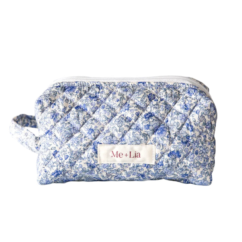 Blue Blossom make-up pouch, small