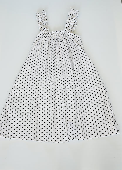 Mila Frill Daydream Dress White