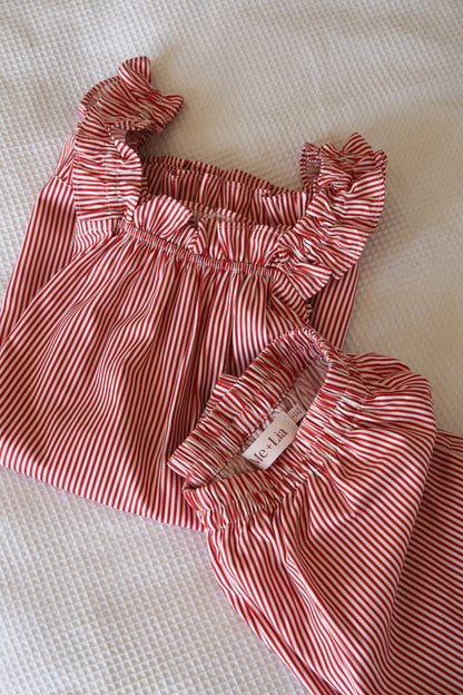 Stella Frill Lounge Set  Red