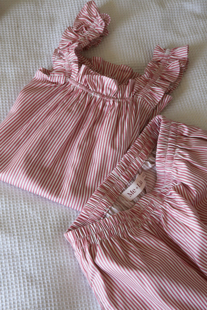 Stella Frill Lounge Set Pink