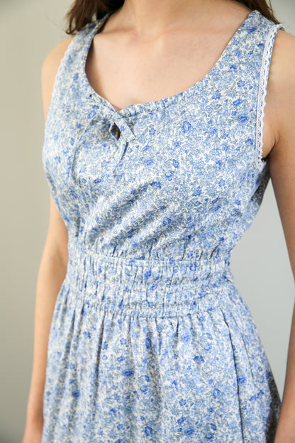 Bianca Daydream Dress Blue Blossom
