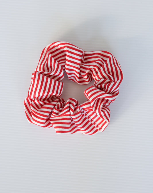 Scrunchie - Red Pinstripe