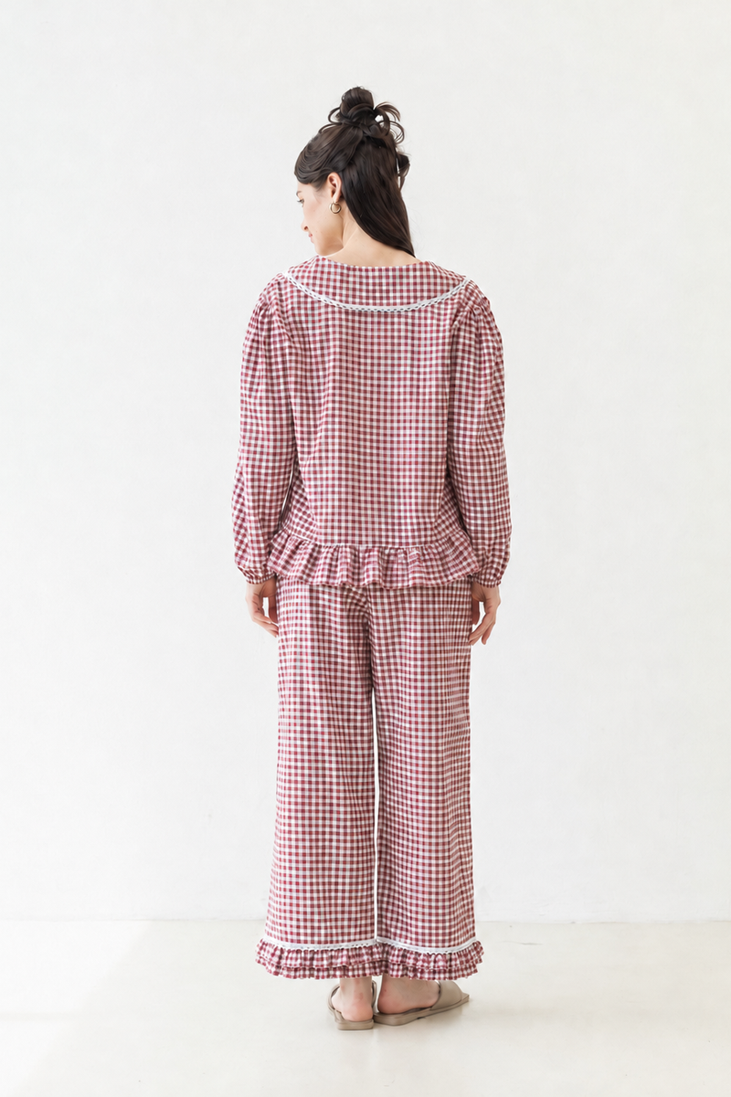 Adeline Long Set Mulberry — Wholesale