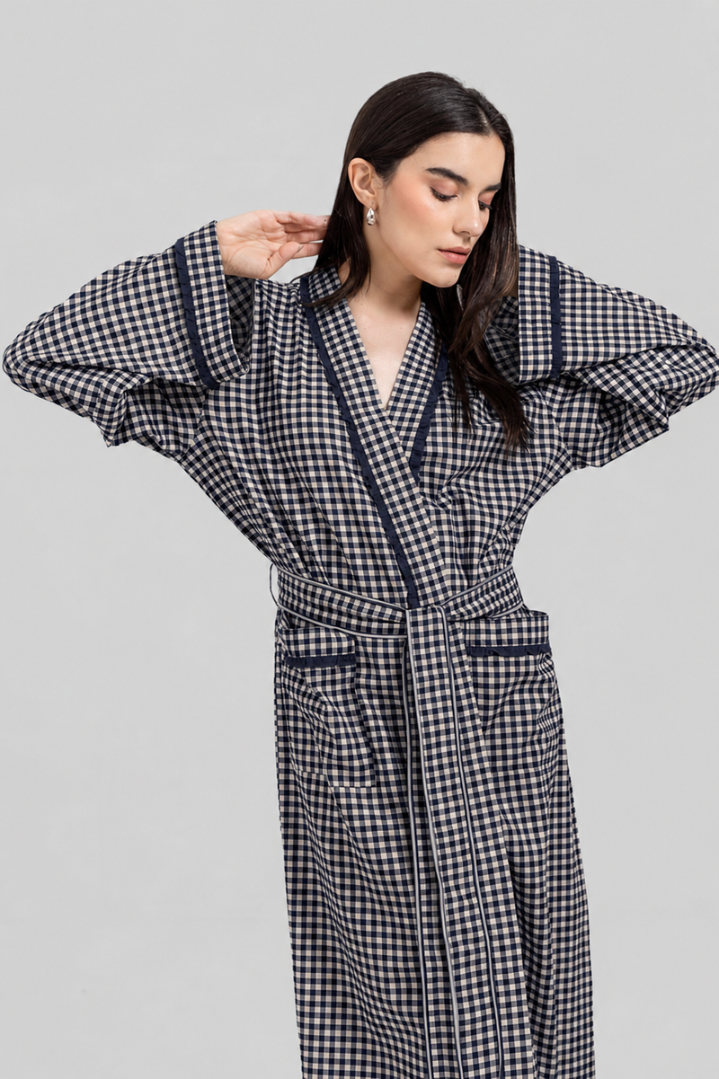 Adeline Robe Navy — Wholesale