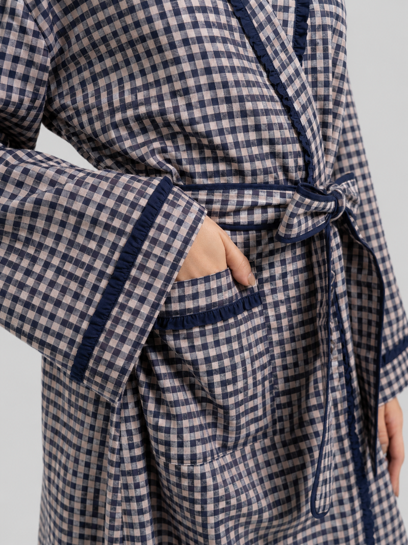 Adeline Robe Navy — Wholesale
