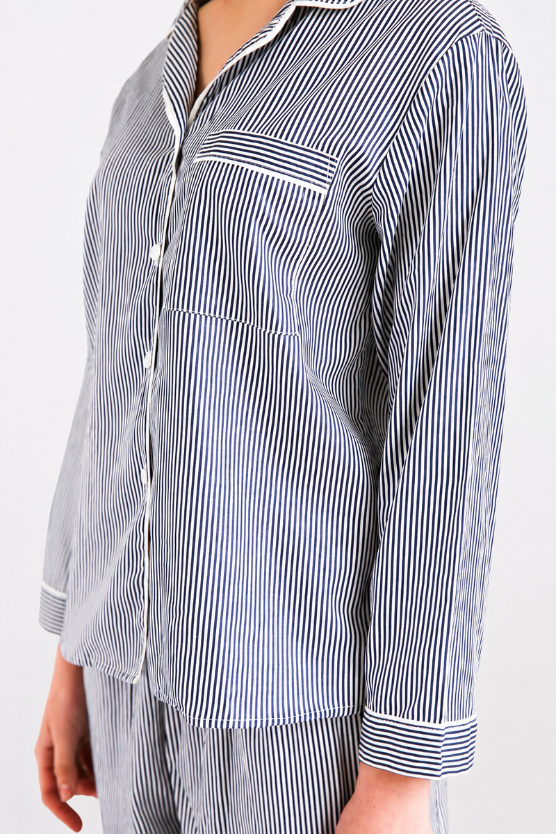 Lumelle Long Set Navy — Wholesale