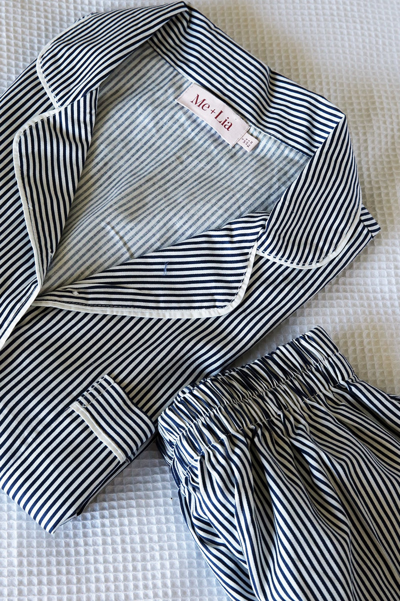Lumelle Short Set Navy — Wholesale