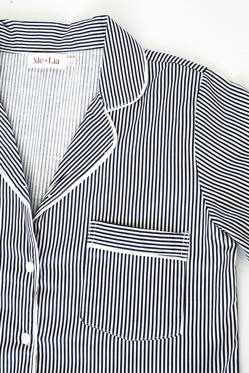 Lumelle Long Set Navy — Wholesale
