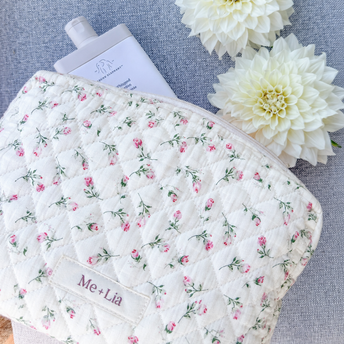 Cloud Rose make-up pouch, large