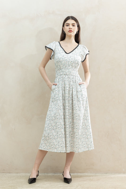 Juliet Daydream Dress Black Blossom