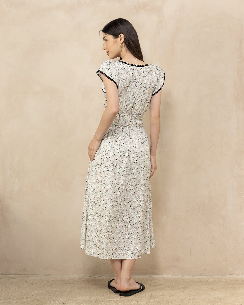 Juliet Daydream Dress Black Blossom