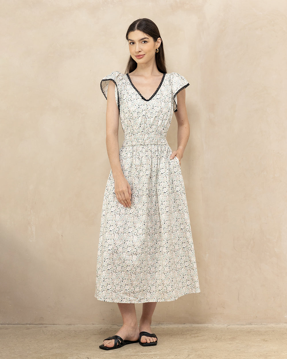 Juliet Daydream Dress Black Blossom