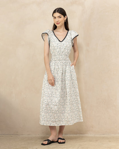 Juliet Daydream Dress Black Blossom