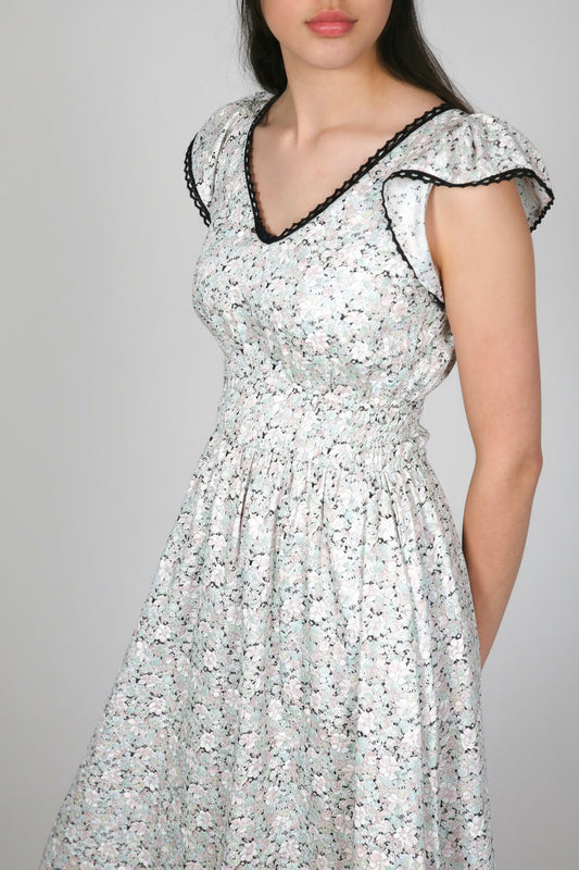 Juliet Daydream Dress Black Blossom
