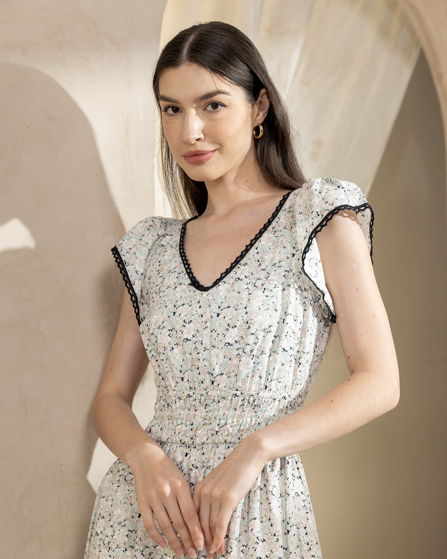 Juliet Daydream Dress Black Blossom