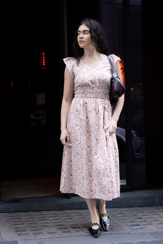 Juliet Daydream Dress Red Blossom