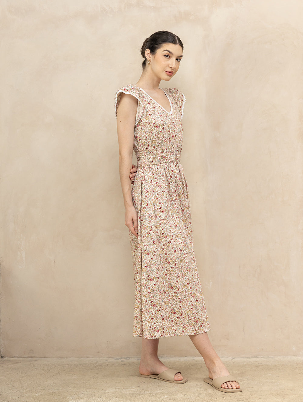 Juliet Daydream Dress Red Blossom