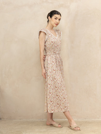 Juliet Daydream Dress Red Blossom