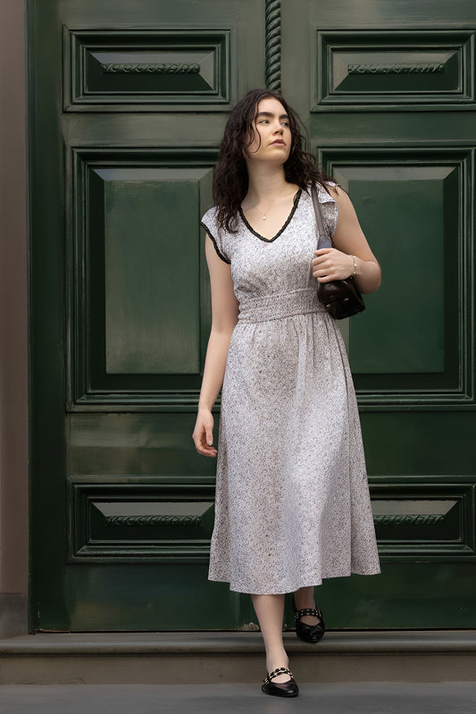 Juliet Daydream Dress Black Blossom