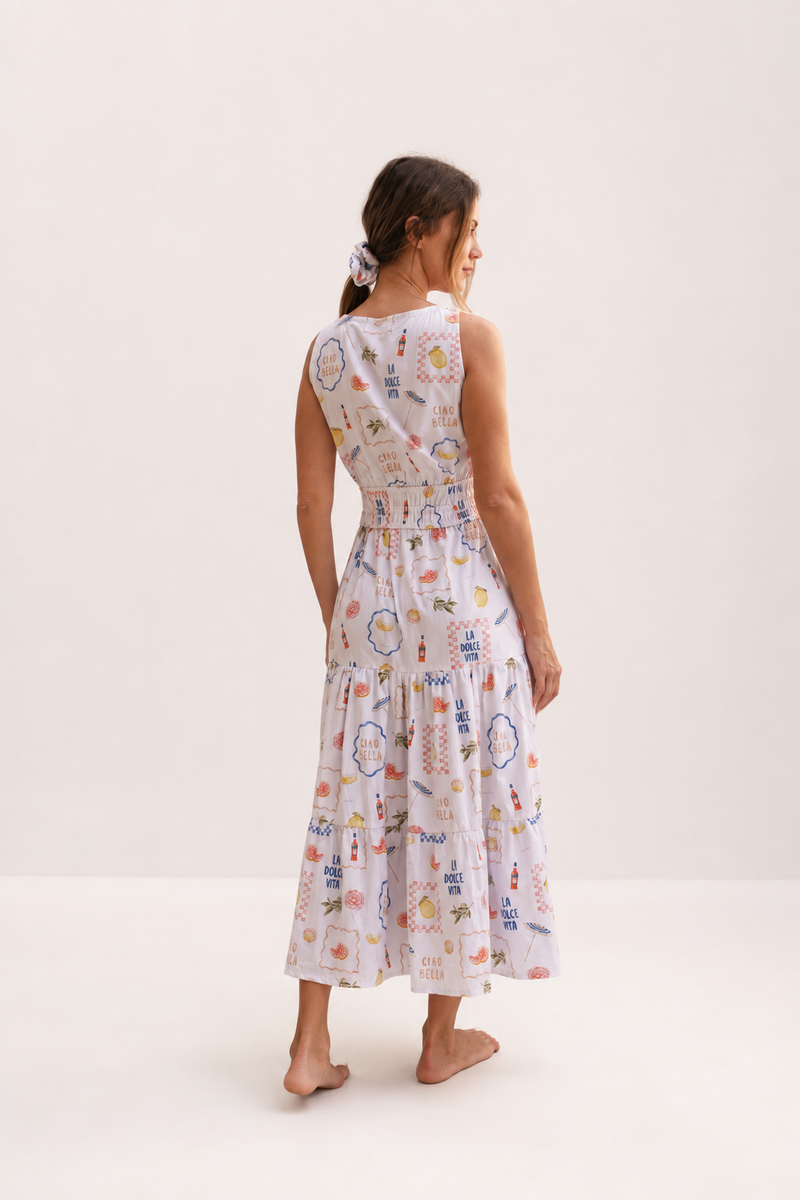 Ciao Bella Dress White — Wholesale