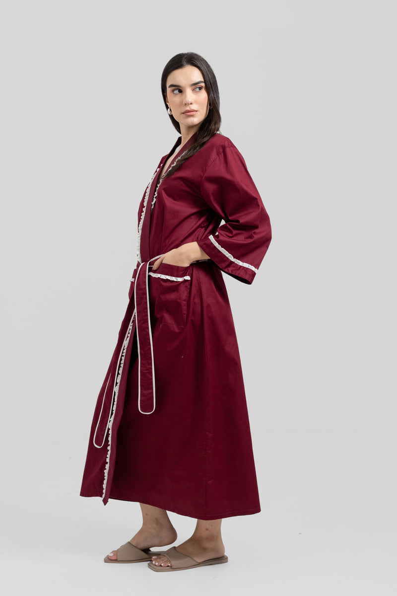 Melie Robe Burgundy — Wholesale