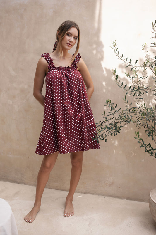 Mila Frill Daydream Dress Red