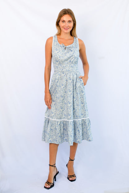 Bianca Daydream Dress Blue Blossom