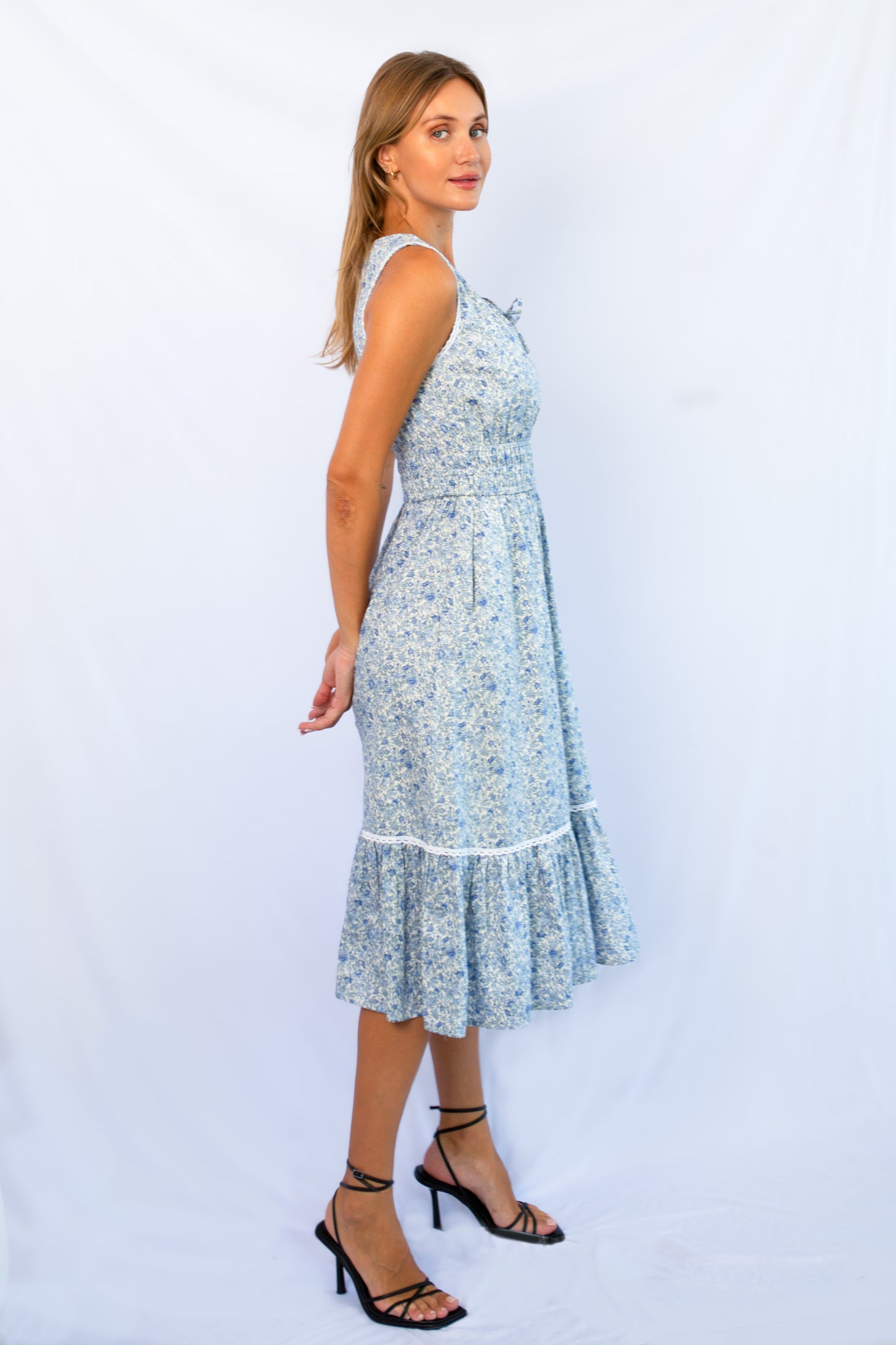 Bianca Daydream Dress Blue Blossom