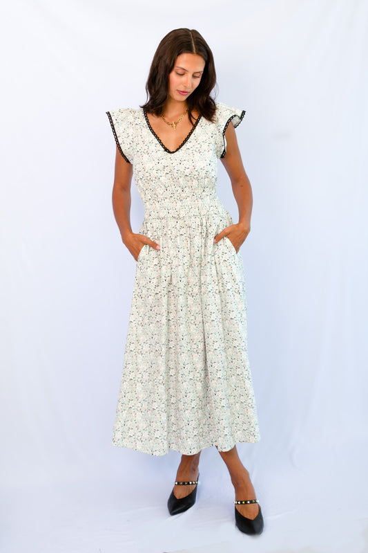 Juliet Daydream Dress Black Blossom