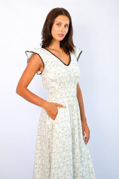 Juliet Daydream Dress Black Blossom