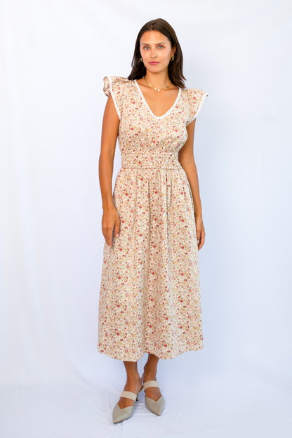 Juliet Daydream Dress Red Blossom