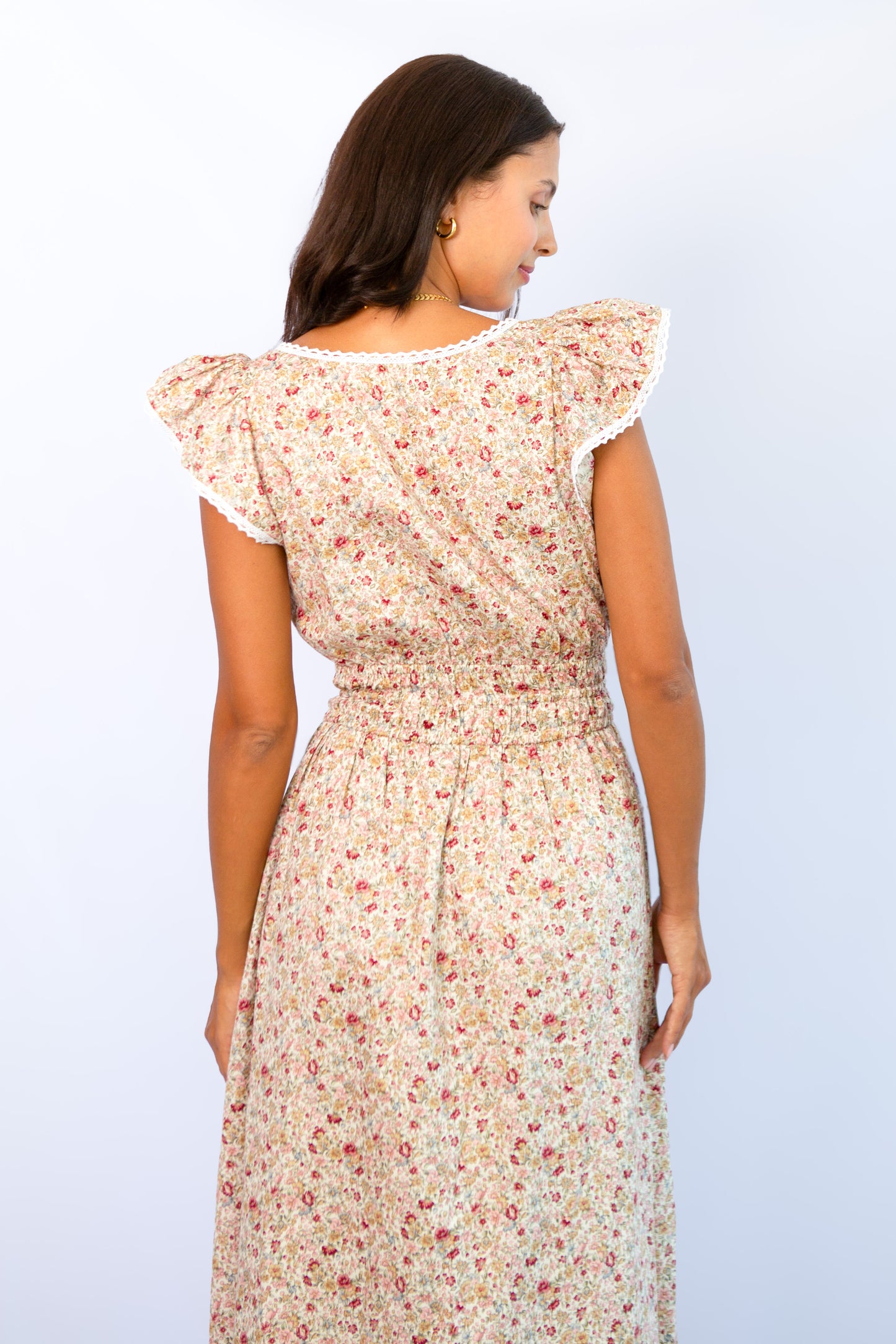 Juliet Daydream Dress Red Blossom