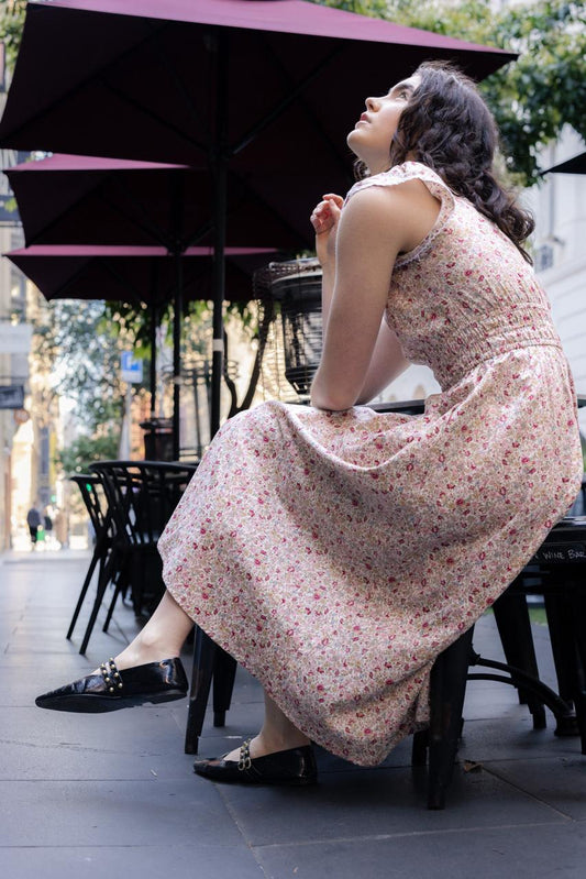 Juliet Daydream Dress Red Blossom