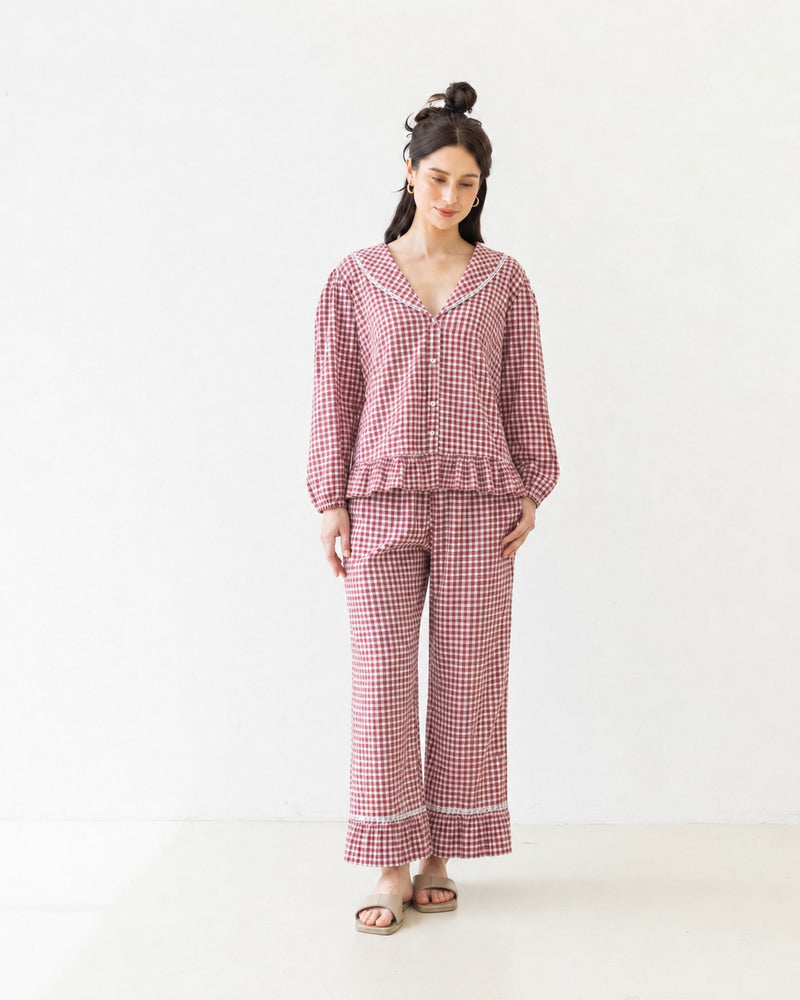 Adeline Long Set Plum