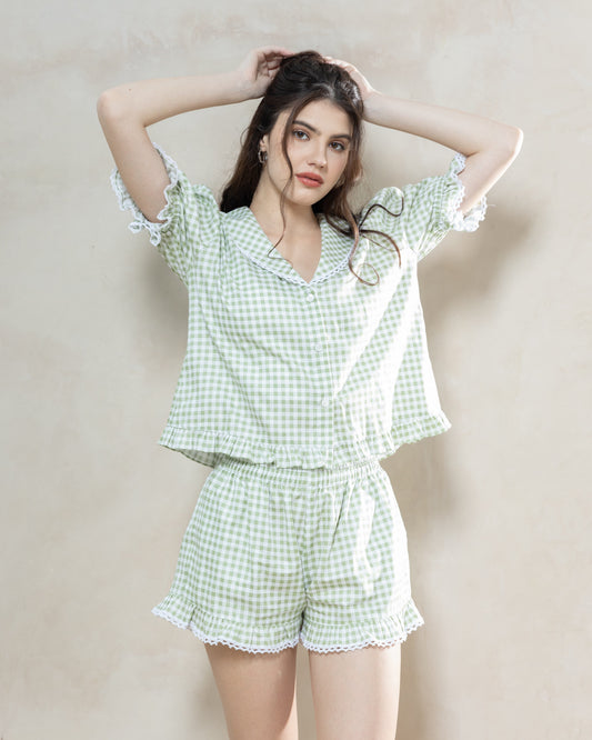 Adeline Short Set Matcha