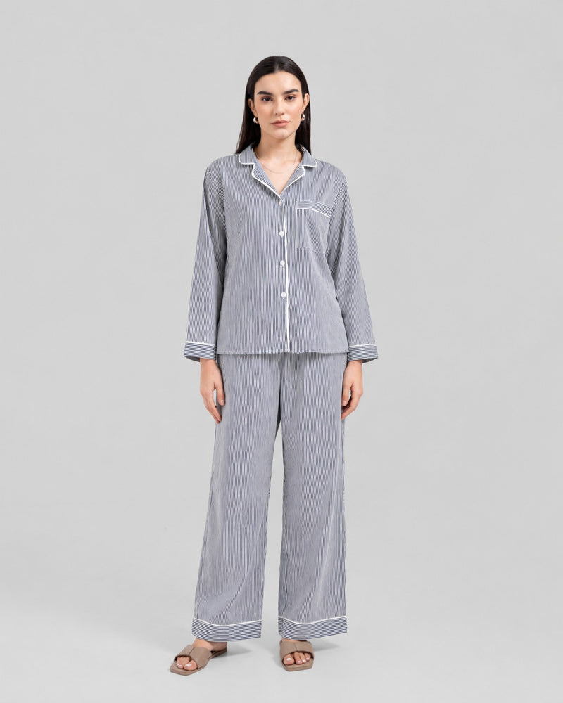 Cecile Long Set Navy